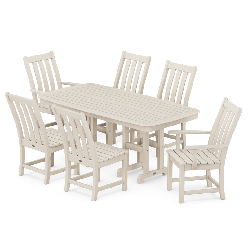 Vineyard 7-Piece Dining Set, Sand
