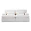 Double méridienne intérieure, canapé-lit rembourré surdimensionné pour l'intérieur, canapé-lit luxueux à assise profonde, causeuse modulaire, causeuse en velours côtelé pour le salon, aucun assemblage requis-1117674793-1140281254
