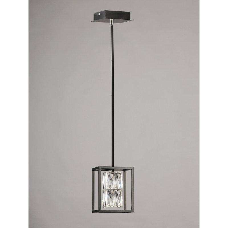 Cockermouth 1 - Light Black LED Single Pendant