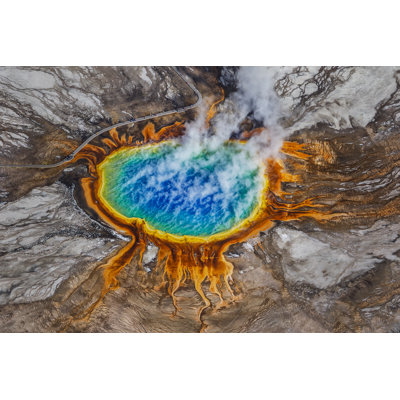 Grand Prismatic Spring - Wrapped Canvas Print
