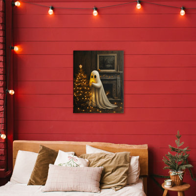 Toile suspendue Christmas Ghost, conception par Arlington Prints
