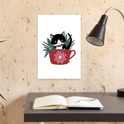 «My Cat Coco In A Holiday», reproduction d'art mural contemporain