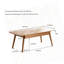 Table basse à plateau en bois massif-1872365670