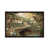 Toile avec cadre gris
