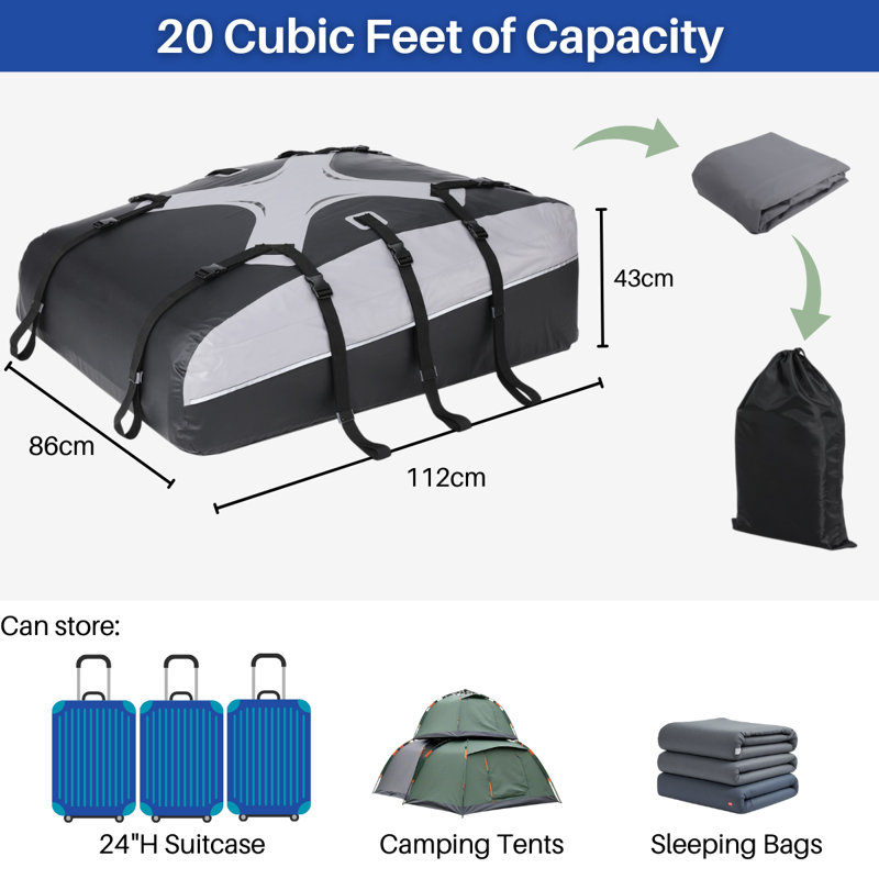Celines Waterproof Travel Bag, Black