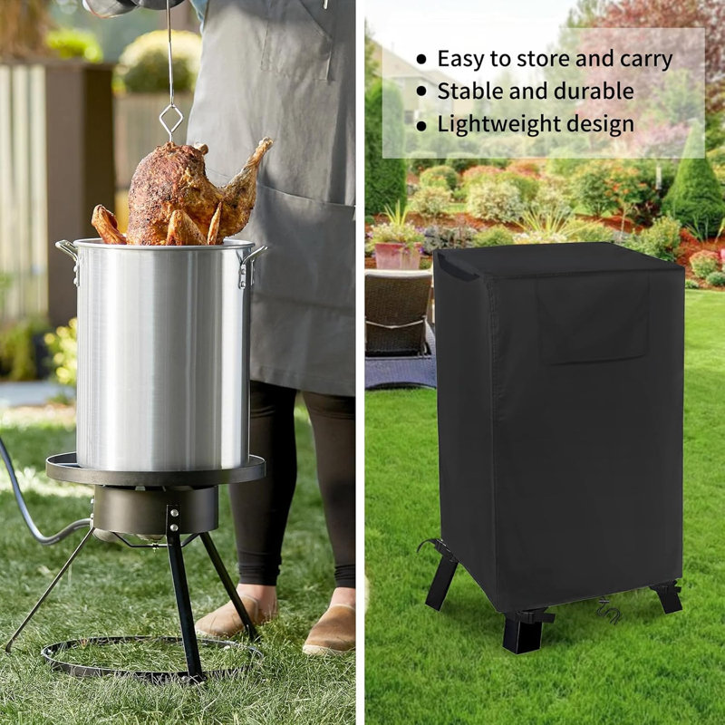 Waterproof Frying Cover for Outdoor Turkey Frying Pan and Seafood Boiling Pot