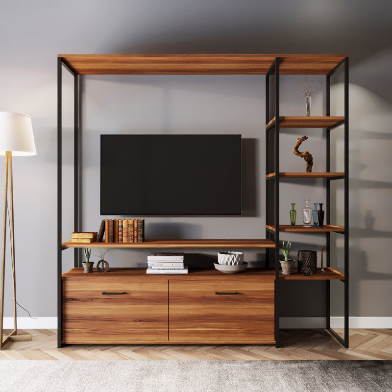 Daveonna Unfinished TV Stand for TVs up to 55", Wood