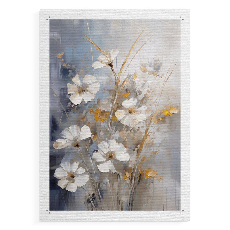 FLORAL Series CECLIV - Impression sur toile seulement - NON CADRE