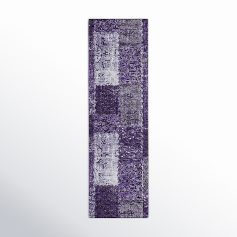 Patchwork Indoor / Outdoor Rug, Runner 2'3" x 7'6"
