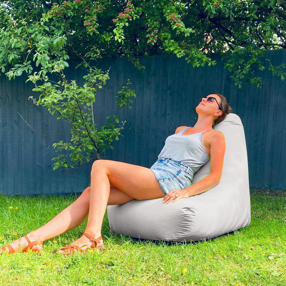 rucomfy Beanbags Large Indoor/Outdoor Bean Bag Chair, Home & Garden Recliner Seat, Durable & Water Resistant 97 x 82 x 80cm