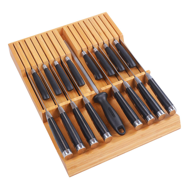 TAKKUI 16 Slot Drawer Knife Block