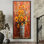 «Sloan Golden Glow Summer Bouquet At The Farm - Assortiment de bouquets», art mural
