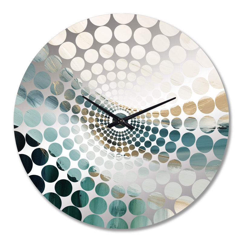 Loxley - Horloge murale peinture abstraite, Très grand