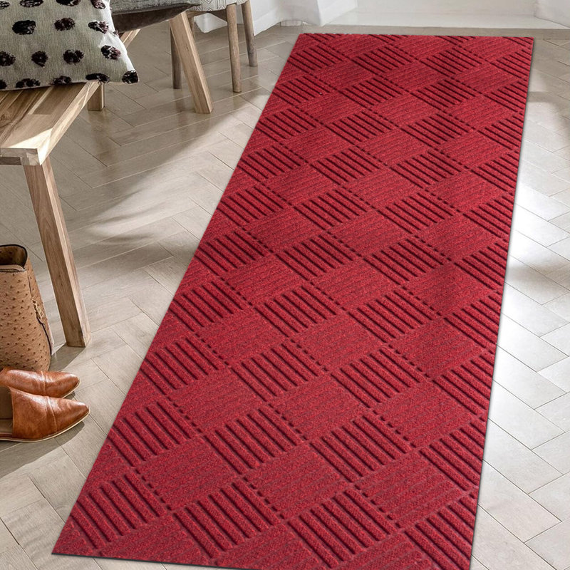 Custom Sizes Utility Runner Rug - (Extra-Long Up to 82ft) -Non-Slip Heavy Duty Entrance Mat and Hallway for Residential/Commercial Use