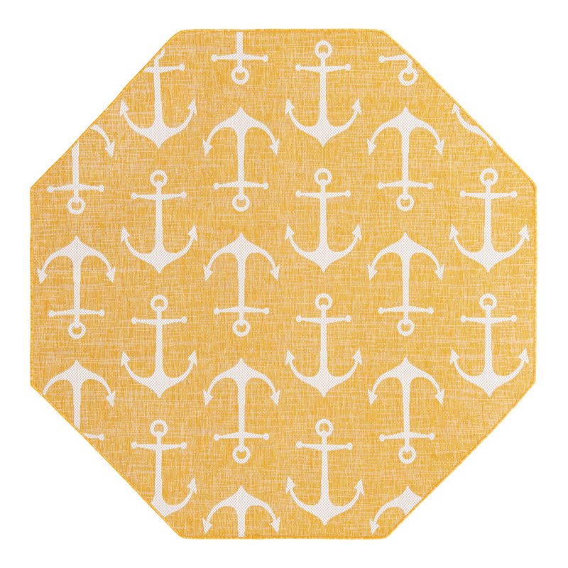 Indoor / Outdoor Rug, Octagon 7'10" x 7'10"
