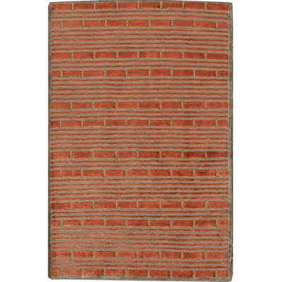Tapis rouille de haute qualité noué à la main
