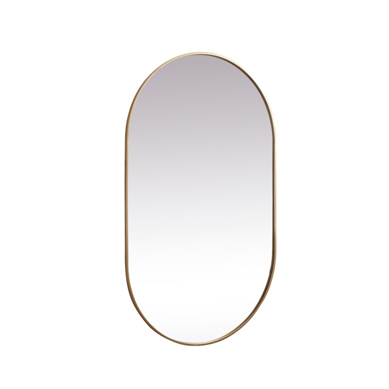 Miroir mural Elington, Laiton, 60 po x 36 po 