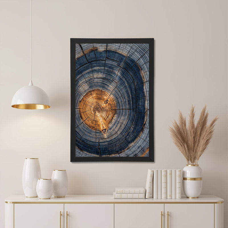 «Blue and Brown», 30"H x 20"W