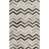 Trail Area Rug in Ivory, Gray