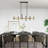 Arkeem 6 - Light Dimmable Linear Chandelier-1648059910