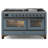 ILVE Majestic II Series 60 inch Dual Fuel Range with 9 Burners, Griddle (Glass Door)-114373846-114373837
