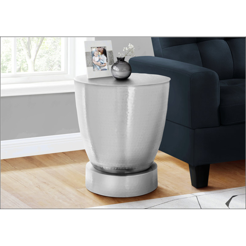 Table d'appoint contemporaine, Chrome chrome
