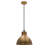 7.5"W Herrin 1 - Light Hammered Finish Dome Pendant
