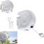 MantraRaj 12m Retractable Clothes Washing Line Automatic Wall Mounted Reel Foldable Clothesline
