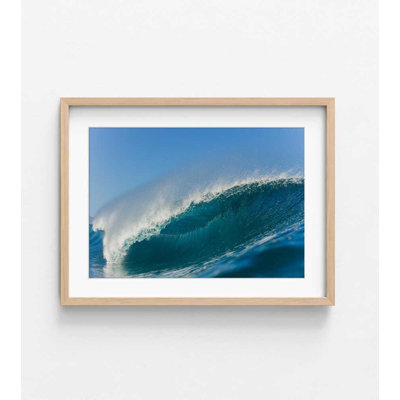 Break Point Ocean Print: photographie de vagues lumineuses