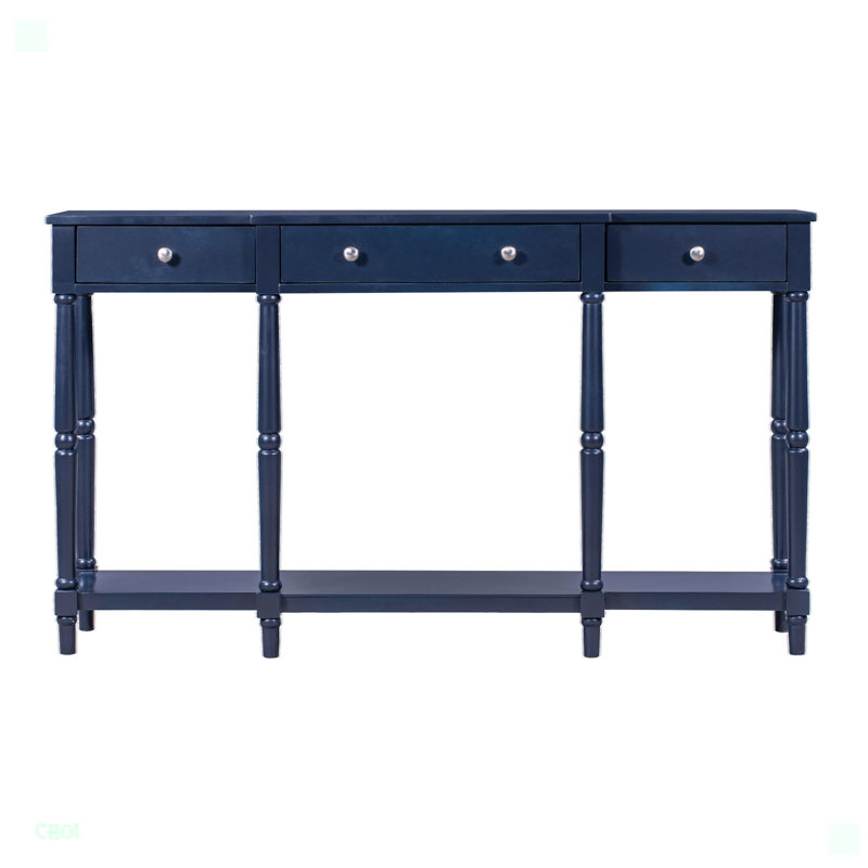 Console Crisann, Bleu marine, Bleu marine