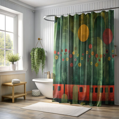 Zippy Train - Premium Shower Curtain