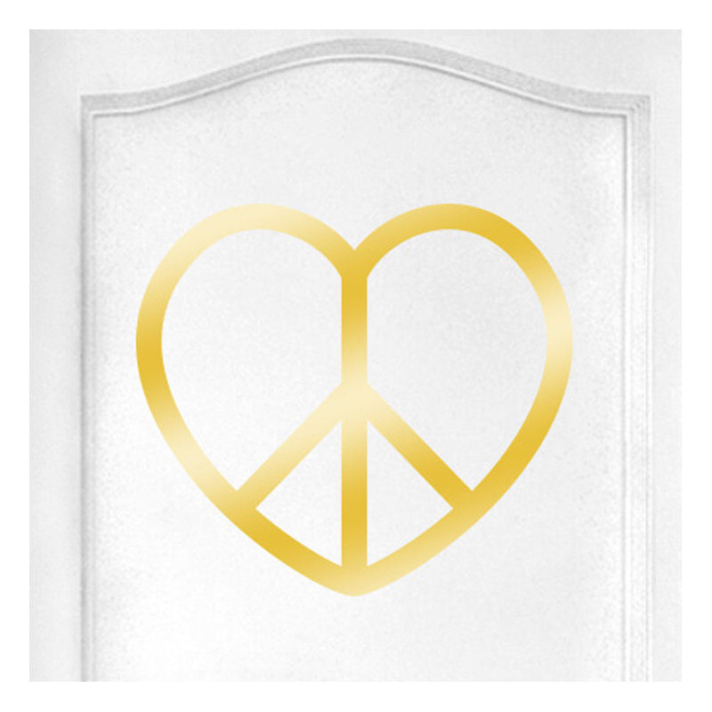 Wall Decal, Shiny Gold
