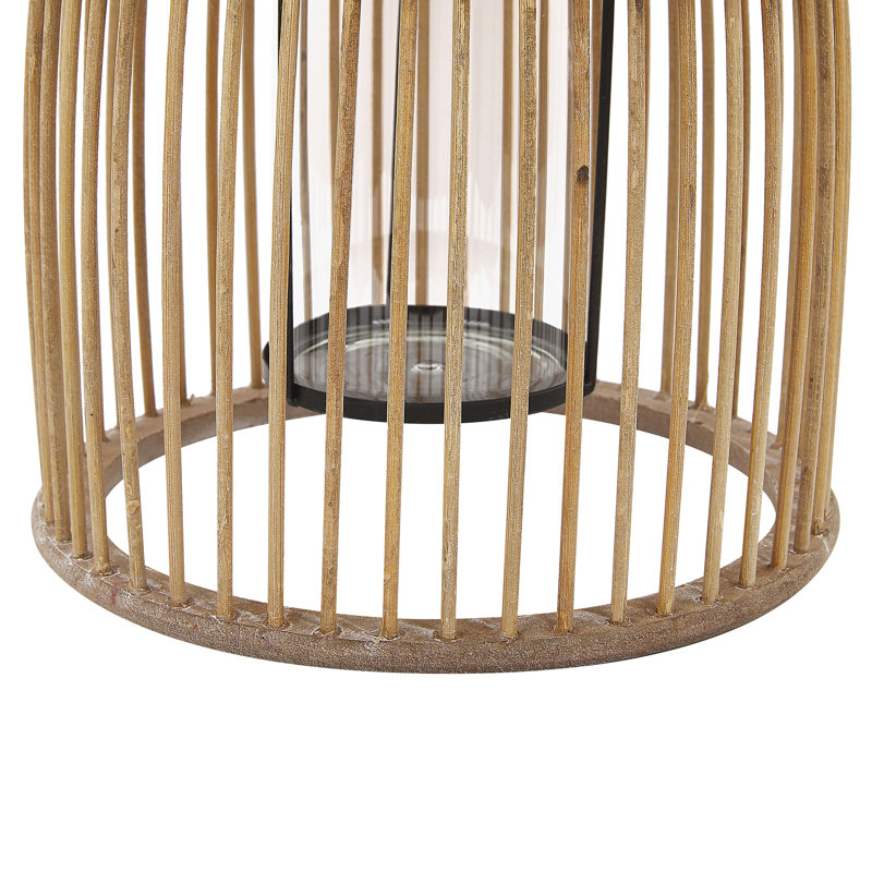 Wood Tabletop Lantern