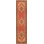 Oriental Area Rug in Rust