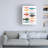 Emslie Tom Quartermaine Colorful Abstract Rows Of Fish Canvas Art-41198106