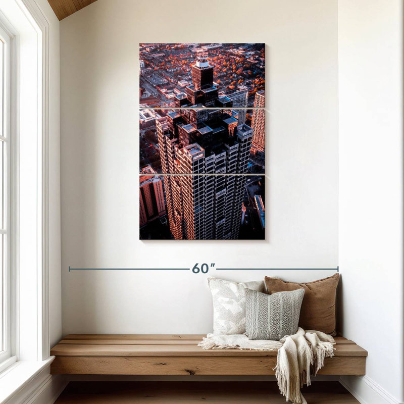 Lilie Atlanta Skyscraper, 45" H x 28" W
