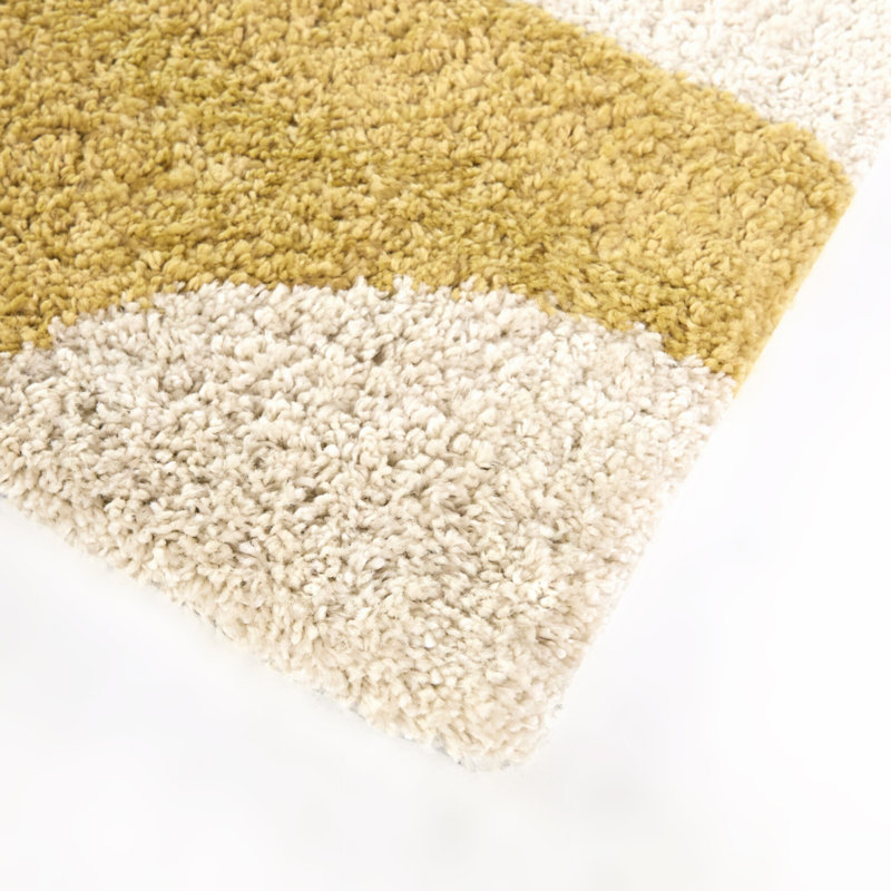 Tapis multicolore à poils longs Lubert, Rectangle 7 pi 10 po x 10 pi