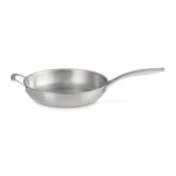 Le Creuset Essential Stainless Steel Shallow Round Frying Pan, 11 In.