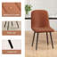 Faux Leather Upholstered Dining Chairs-1092552909