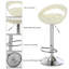Lakisha Swivel Adjustable Height Counter Stool with Metal Frame-28785597