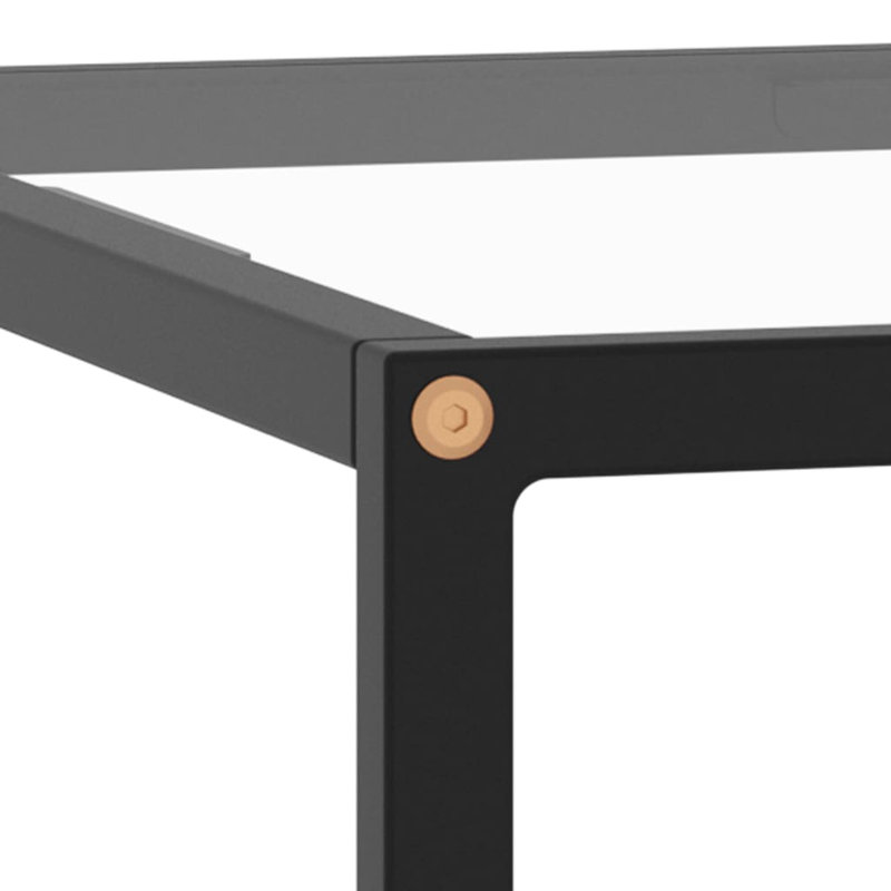 Ebern Designs Frame Single Coffee Table, 13.8" H x 31.5" L x 31.5" W, Black