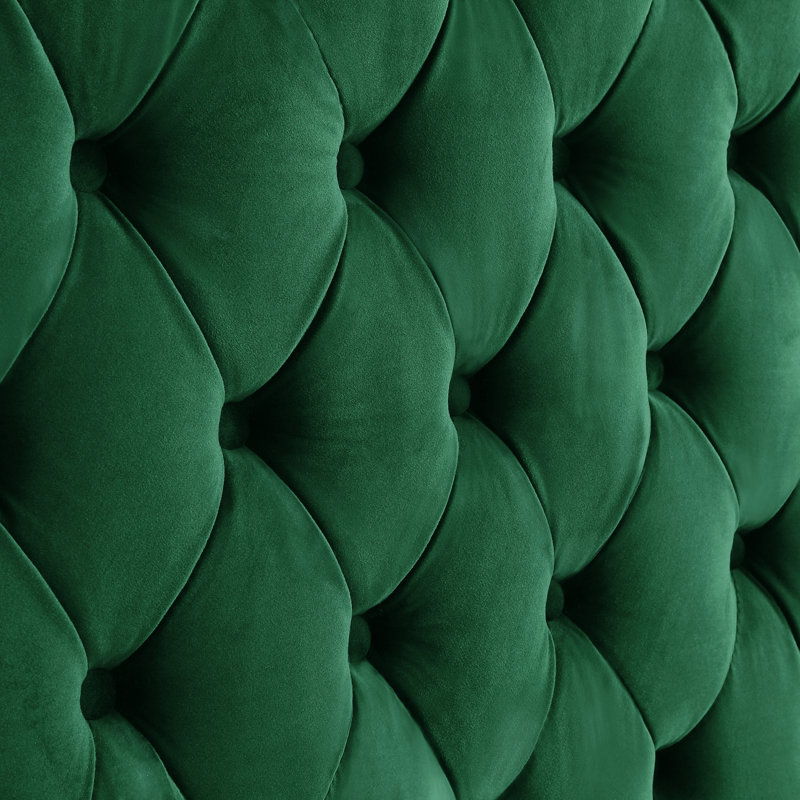 Canapé modulaire réversible Leonardo, Orienté à gauche (vu de face), Vert forêt