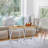 Medallion 2Pcs Tray Table Set - Natural/White
