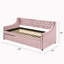 Lit de jour rembourré Elanah avec lit gigogne Botton-150291017-200883726