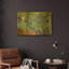 «Irises» par Vincent Van Gogh, art mural en métal doré, 24 po x 16 po-376725541