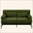 59" Modern Loveseat 2-Seater Sofa with Flexible USB Ports , Unique Cylindrical Armrests-114251092