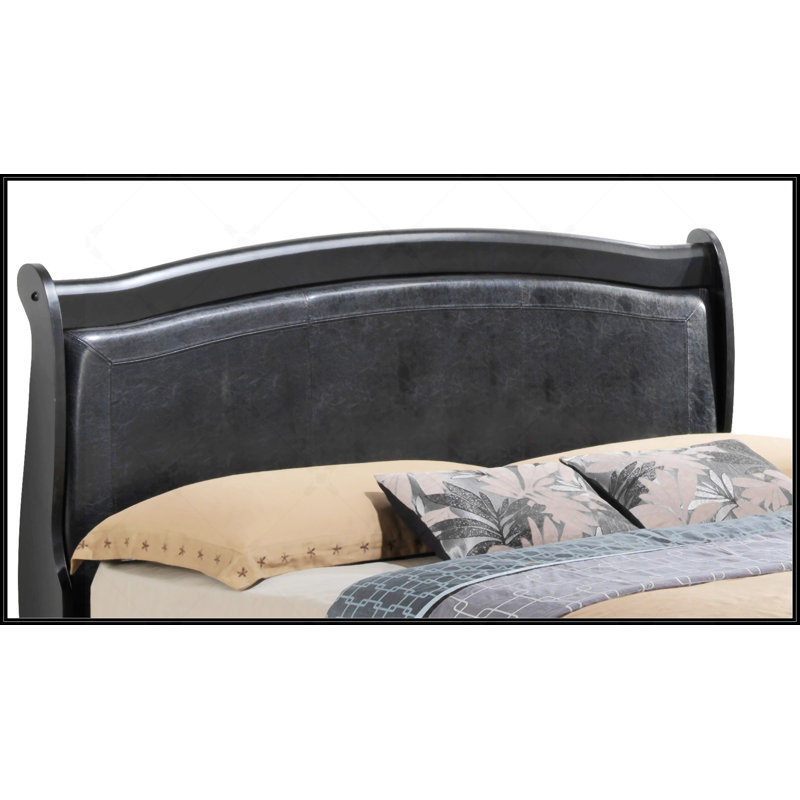 Elegant Traditional Black Full Bed