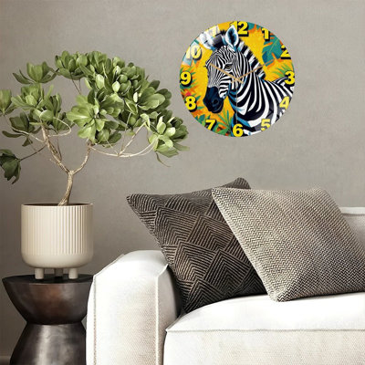 Horloge murale Zebra