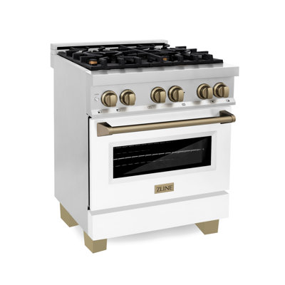 ZLINE Autograph 30" Legacy Dual Fuel Range w/ 4 Burners
