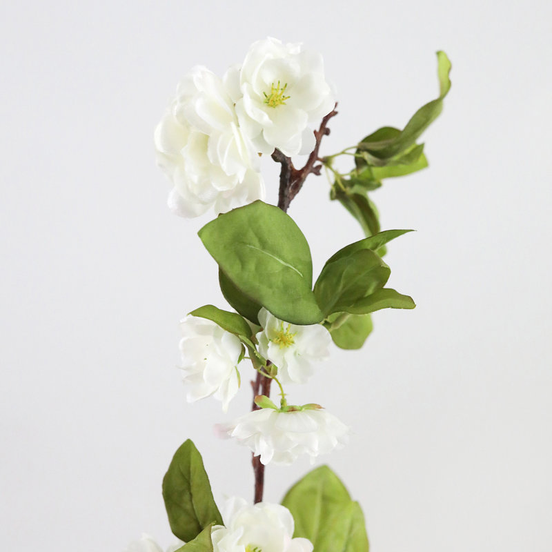 Artificial Cherry Blossom Faux Floral, White
